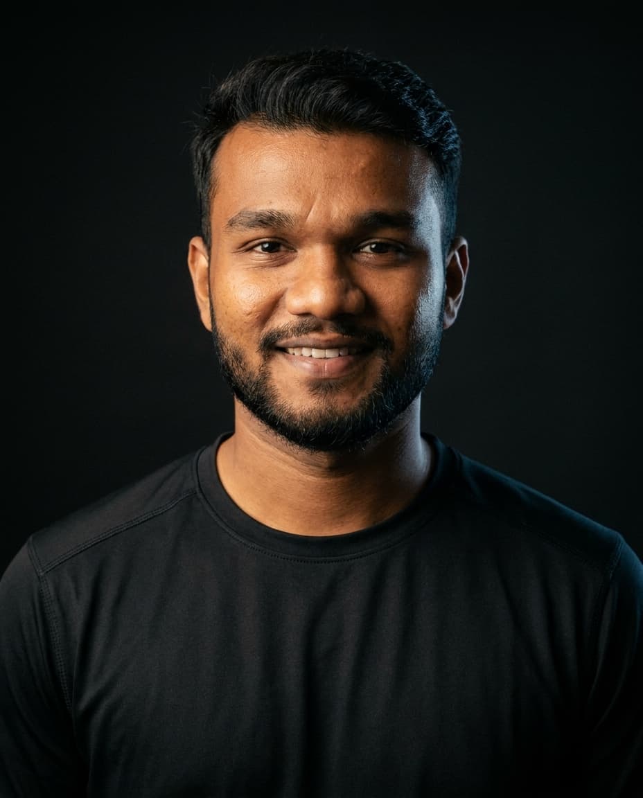 Portrait of coach Nandhan