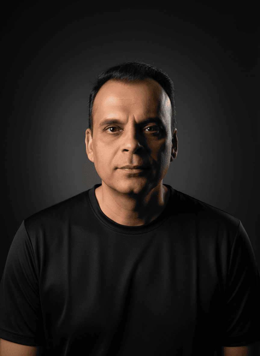 Portrait of coach Lalit Bithu