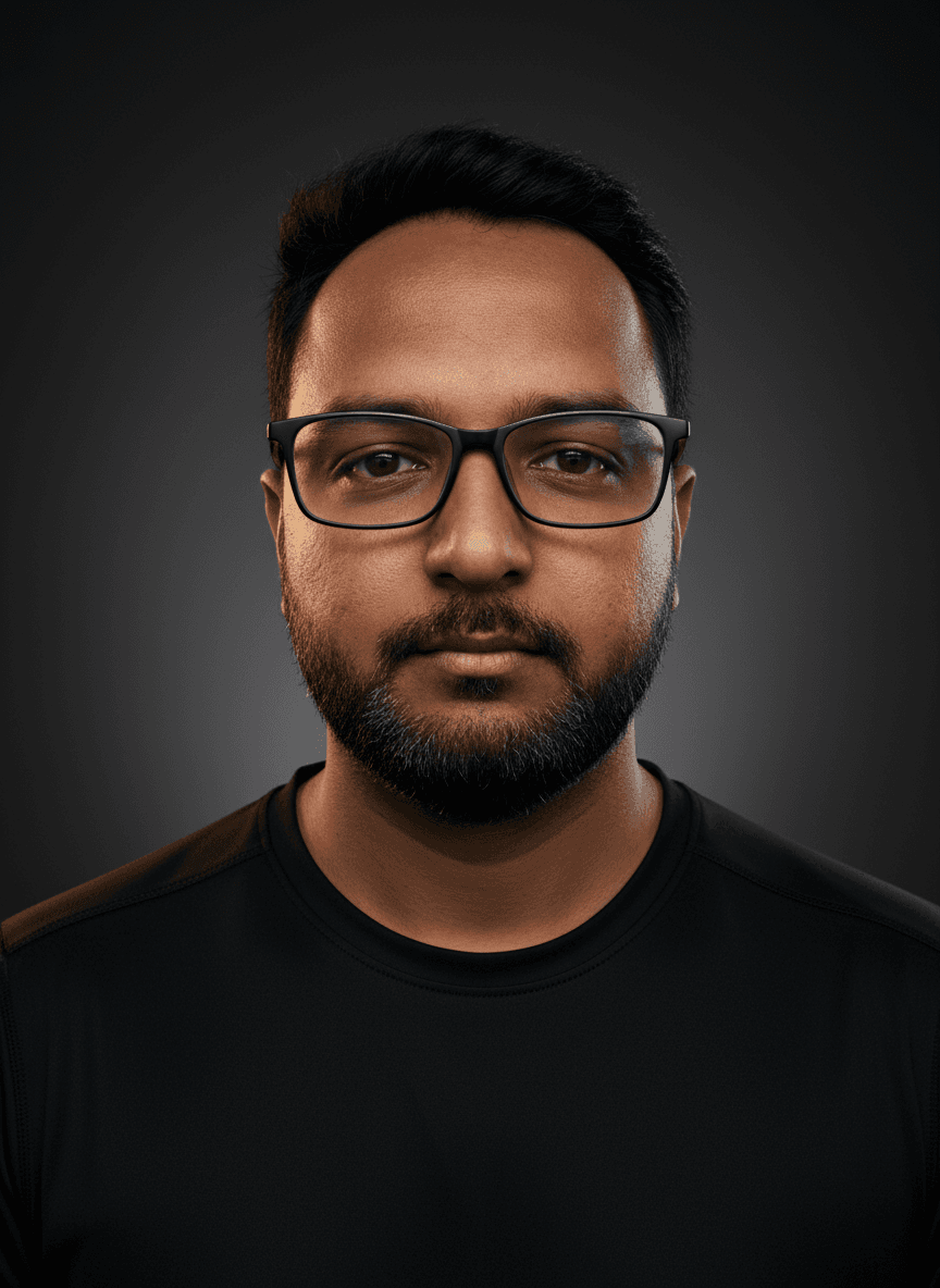 Portrait of coach Mahaveer